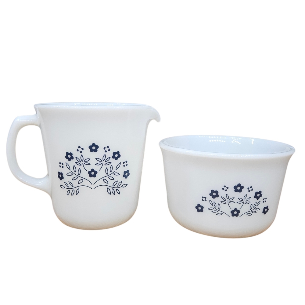 PYREX Summer Impressions Cream And Sugar Set